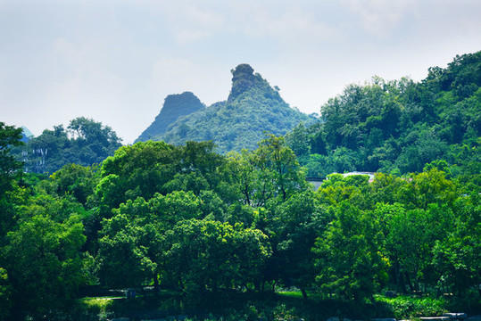 桂林老人山遠(yuǎn)眺