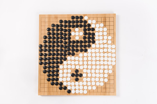 圍棋下棋太極造型