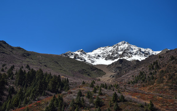 高原雪山