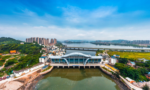 寧德市鐵路公路航拍風(fēng)光