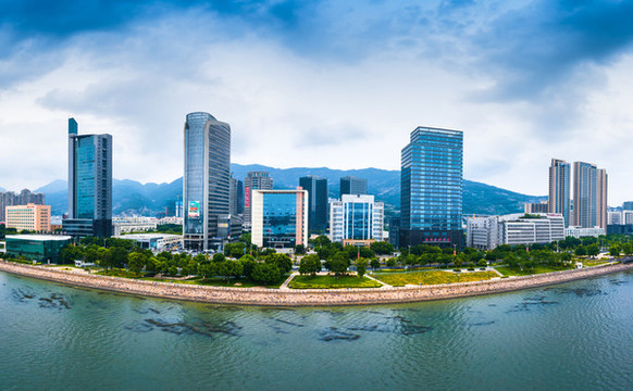 福州三江口城市風(fēng)光