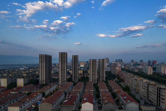 早晨的山西運(yùn)城市區(qū)