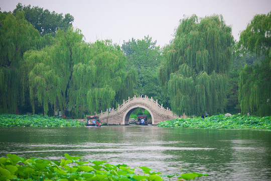 湖上的游船
