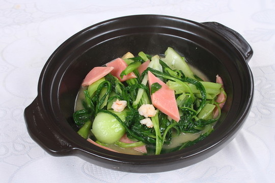 雞汁素菜缽