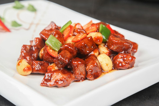 黑椒鹿肉粒