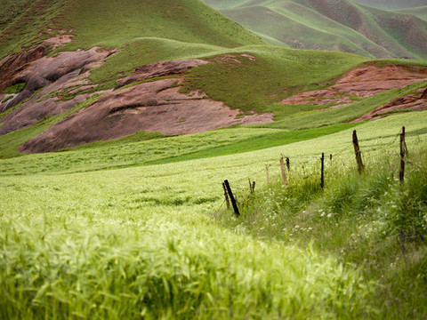 痳拉河山谷的風(fēng)景