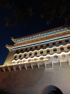 北京前門正陽門城樓歷史名勝古跡