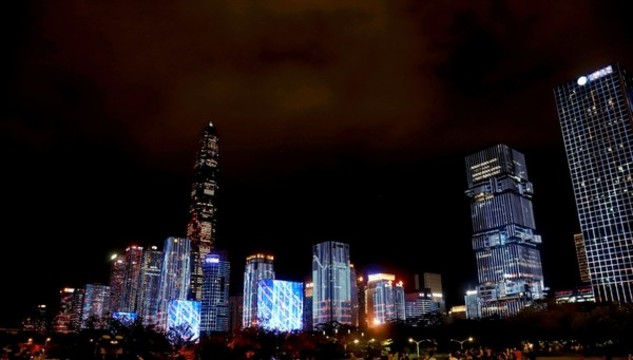 深圳市民廣場(chǎng)燈光秀