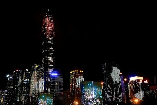 深圳夜景燈光秀