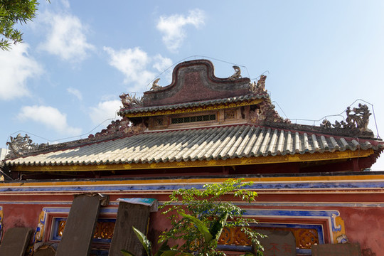 文昌孔廟大成殿側(cè)面建筑細節(jié)