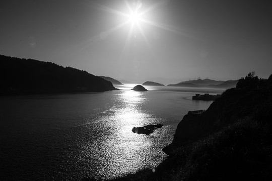 玉環(huán)海上落日