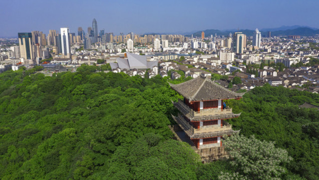 紹興府山公園蓬萊閣