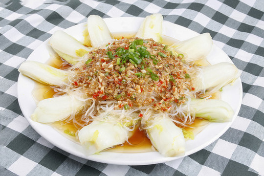 蒜蓉粉絲娃娃菜
