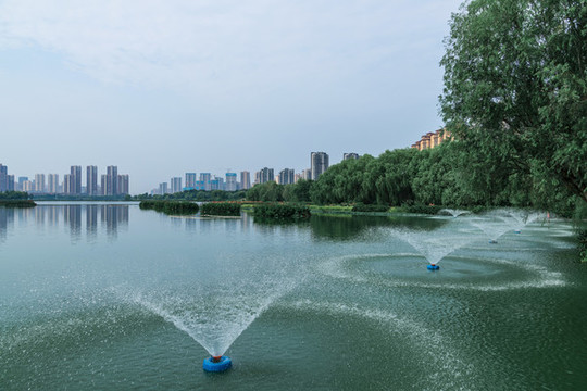 武漢墨水湖公園風(fēng)景