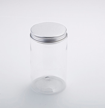 鋁蓋奶茶瓶塑料瓶透明廣口瓶