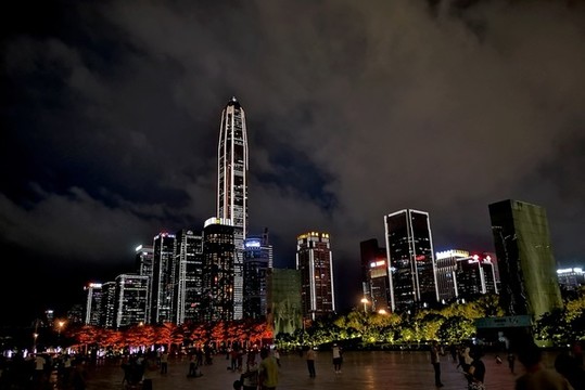 深圳市民廣場夜景燈光秀