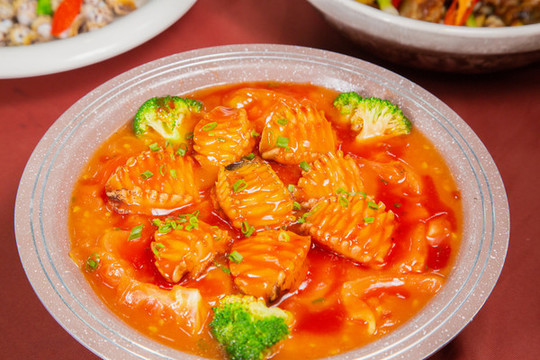 酸甜鮑魚