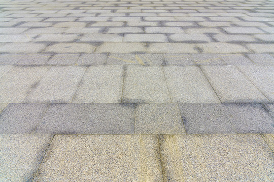 石板路面透視