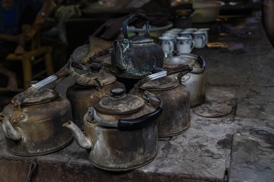 老茶館煮水壺