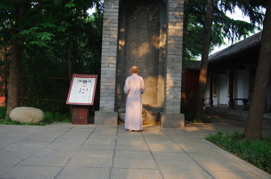 河南洛陽白馬寺僧人