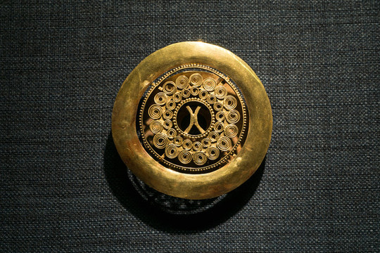 西坎文化大號(hào)黃金耳飾