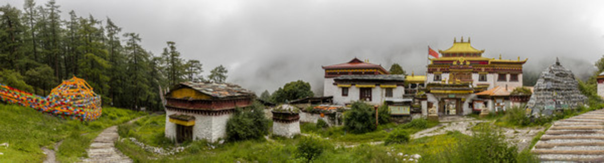 寬幅沖古寺全景大圖