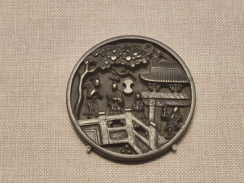 仙道人物復(fù)合鏡