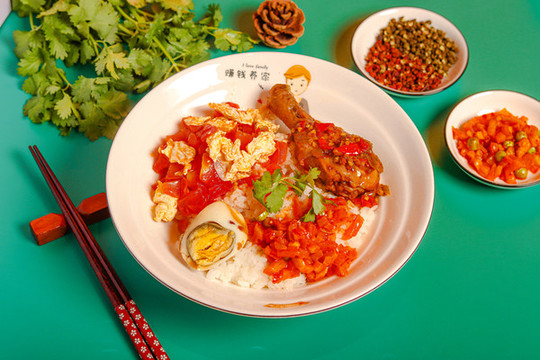 雞腿套飯