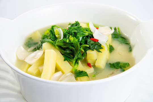 青菜土豆湯