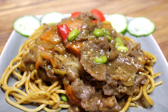 黑椒牛柳意面