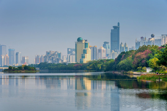 中國廣西南寧南湖公園