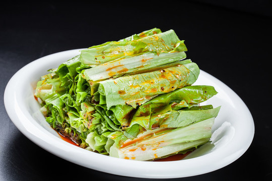 熗拌油麥菜