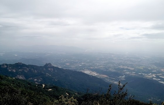 山上俯視