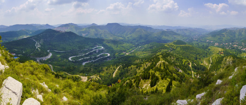 青州牛角嶺盤山路