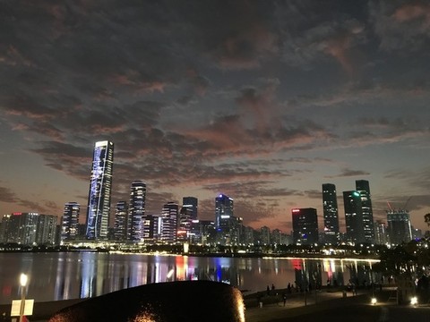 深圳灣夜景