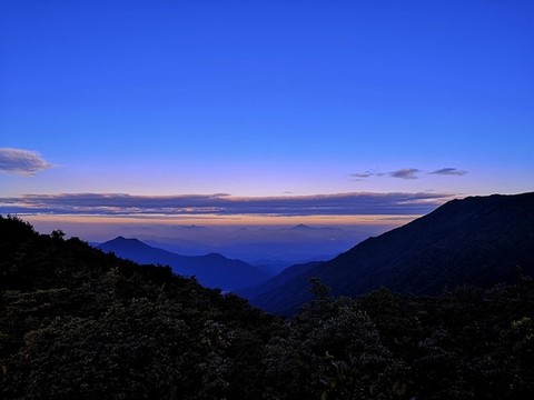 大山傍晚風光