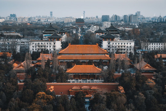 北京景山公園壽皇殿