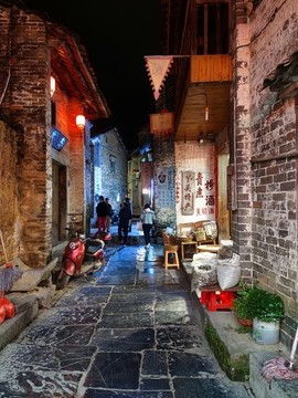 黃姚古鎮(zhèn)夜景