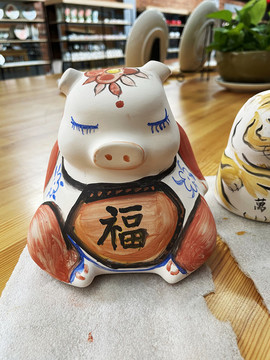 手繪豬