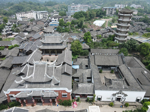 松溉古鎮(zhèn)玉皇宮與羅家祠堂