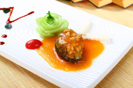 燒汁鮑魚
