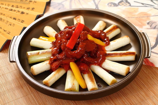 京蔥燒牛肉