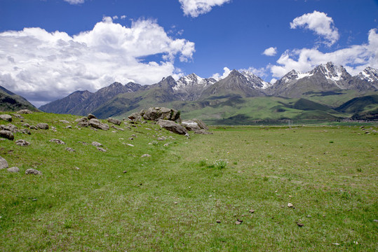 甘孜縣雪山高原美景