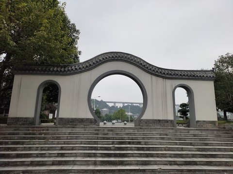 園林建筑月亮門