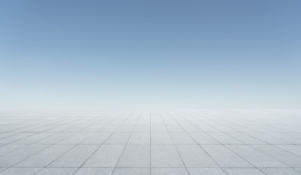 霧感模糊天空背景水泥材質磁磚攝影照