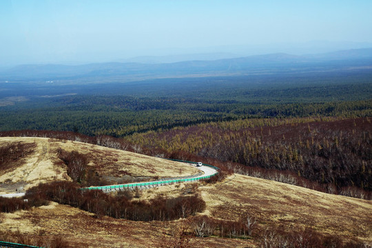 長白山火山地貌風光
