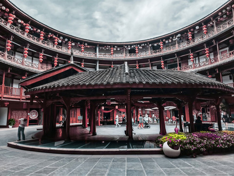 洛帶古鎮(zhèn)客家土樓