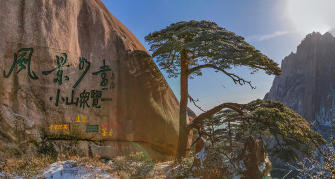 黃山迎客松