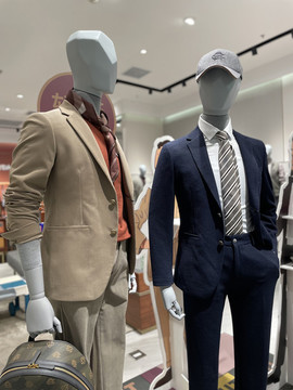 男裝模特展示
