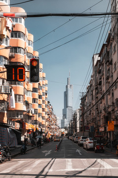 江蘇南京西橋街景
